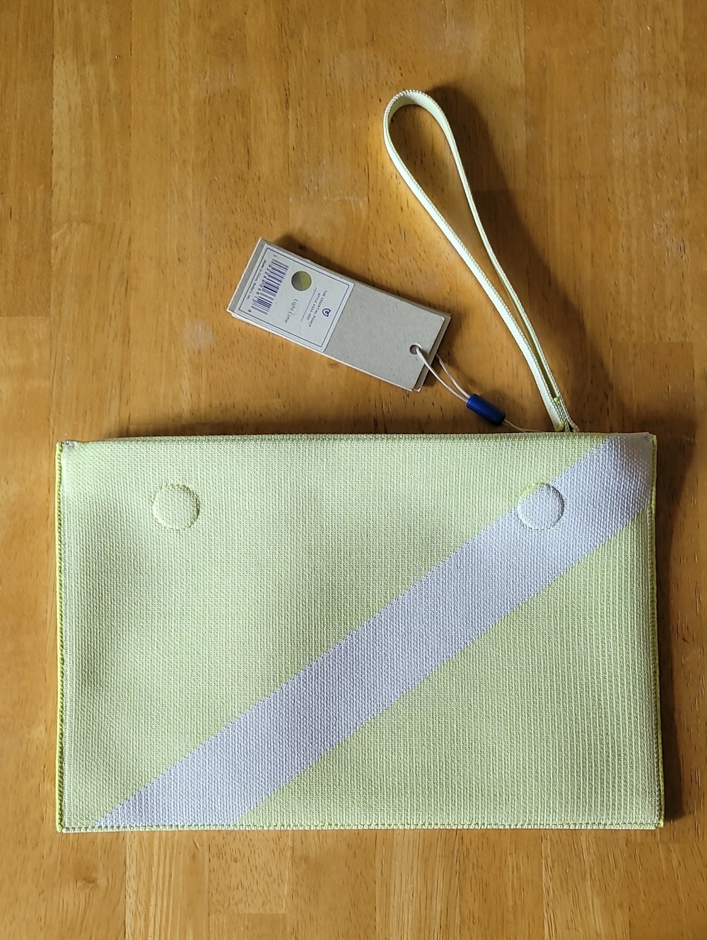 Rothy's The Essential Pouch in Light Lime